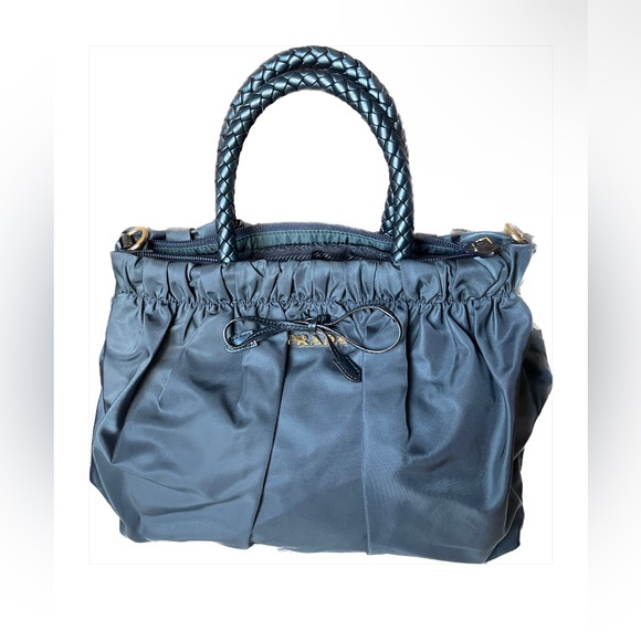 PRADA Tessuto Bow Bag - Picture 12 of 15